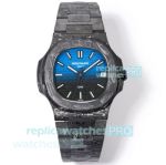 Swiss Clone DIW Patek Philippe Nautilus 5711 Full Carbon Fiber G-Blue Dial Watch 